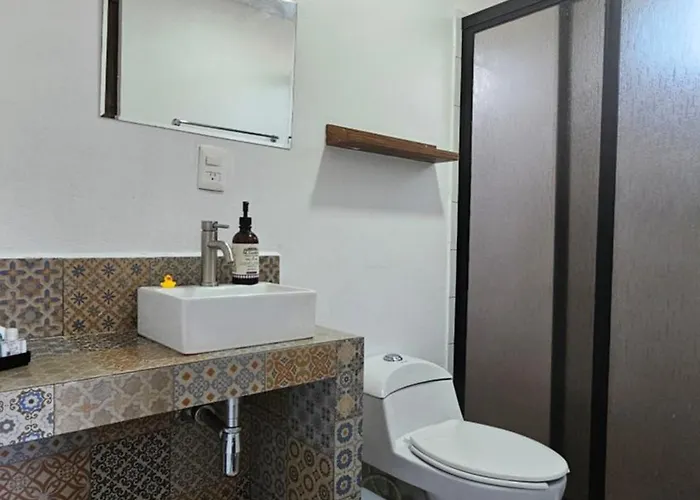 R06 At Itesm Cem Full Services, Shared-kitchen, Fridge ,laundry, Smart Tv, Parking, Balcony Apartment Mexico City
