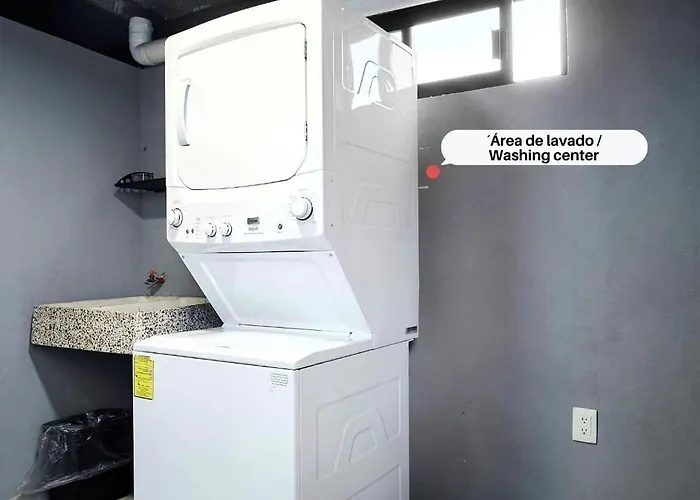 R06 At Itesm Cem Full Services, Shared-kitchen, Fridge ,laundry, Smart Tv, Parking, Balcony Apartment Mexico City